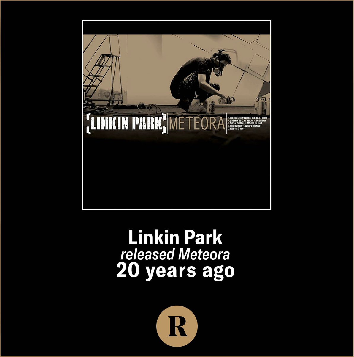 Revolvermag's tweet photo. ⚡ @LinkinPark's smash sophomore album, 'Meteora,' was released on this day in 2003.⁠
⁠
🎧 When did you first hear it? ⁠ https://t.co/fKWccSvQ3M