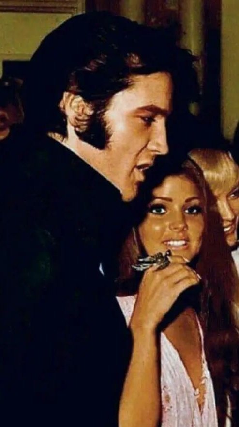 Elvis Presley and Priscilla Presley
