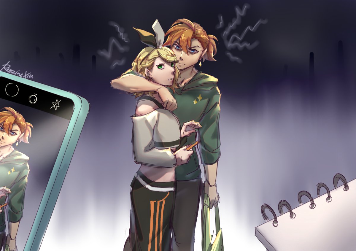 you know what he hates next to the paparazzi? ruining his date 💢ʘ⁠‿⁠ʘ

 #リンレン #鏡音リン #鏡音レン #Vocaloid