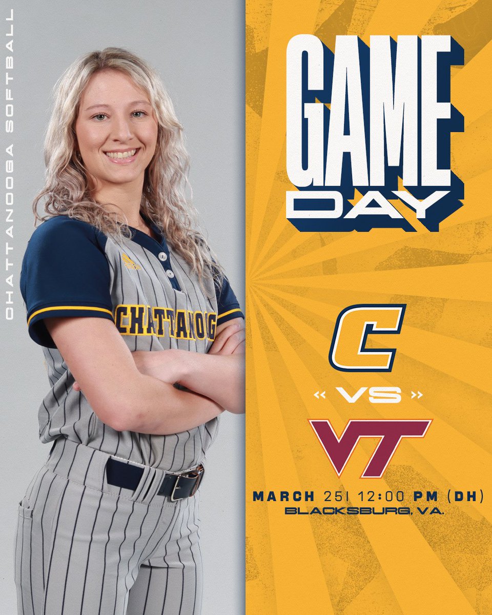 GAME DAY
Mocs ➡️ Virginia Tech
📍 Blacksburg, Va.
🕛 Noon
📺 es.pn/42HgMIU
📊 bit.ly/2TicFhw
🕑 2:00 p.m.
📺 es.pn/3TINIMY
📊 bit.ly/2TicFhw
#GoMocs