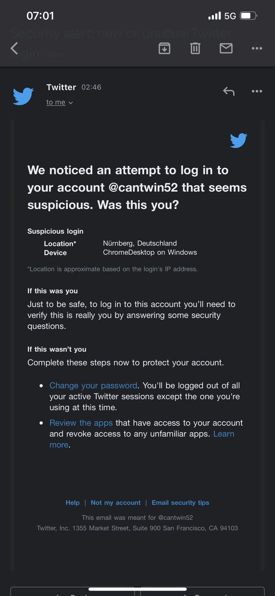 Weird that when Twitter puts security behind a paywall, all of a sudden weird attempts at logging into my account happen. Thanks <a href="/elonmusk/">Elon Musk</a>