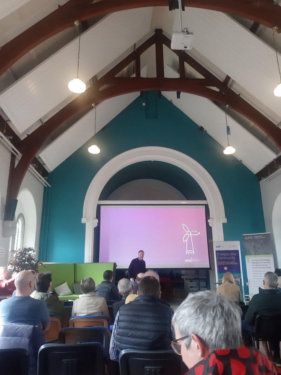 martinaomoore's tweet photo. Inspiring presentation from @jpprend_jp Trusted Advisor from @SEAI_ie and Claremorris &amp; Western District Energy Co-operative and @IsabellaDonnel1 - Mullingar SEC https://t.co/Fix73i9zoa