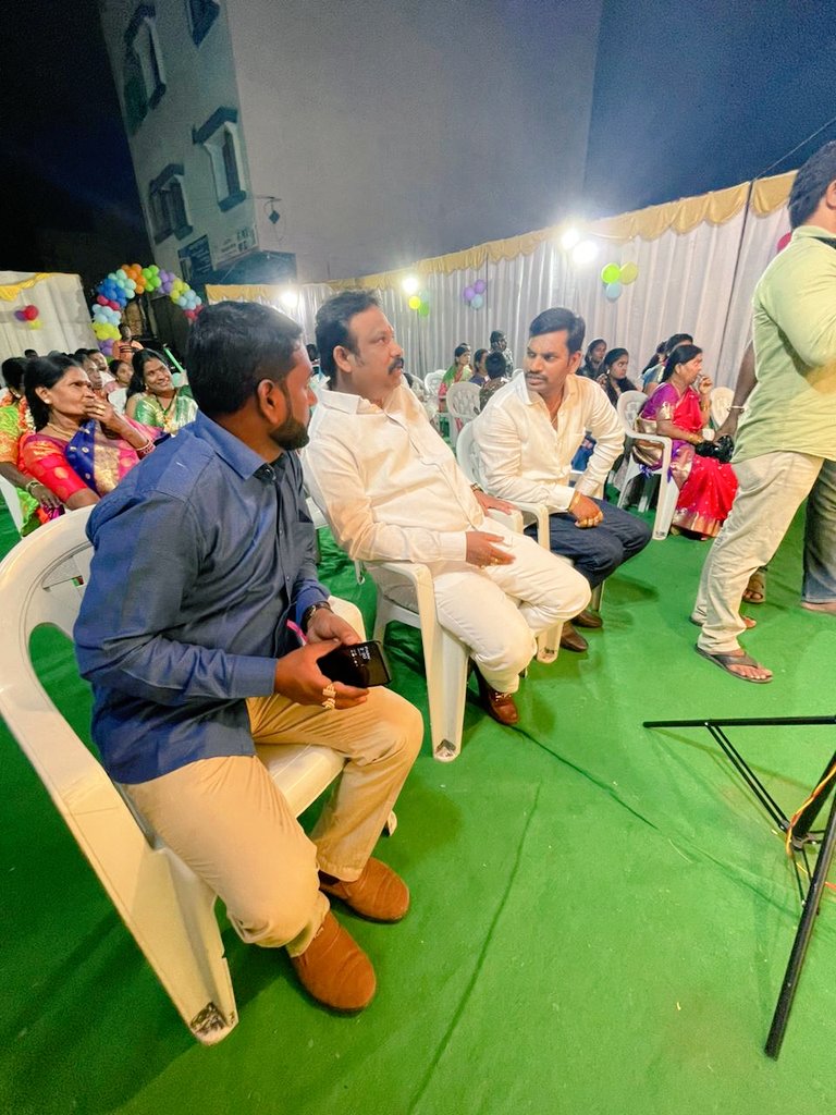 KrishnaMks9's tweet photo. Sri Ganesh anna visited 1st birthday day function of Yokshith🥳🎂 https://t.co/43a2CkGRQN