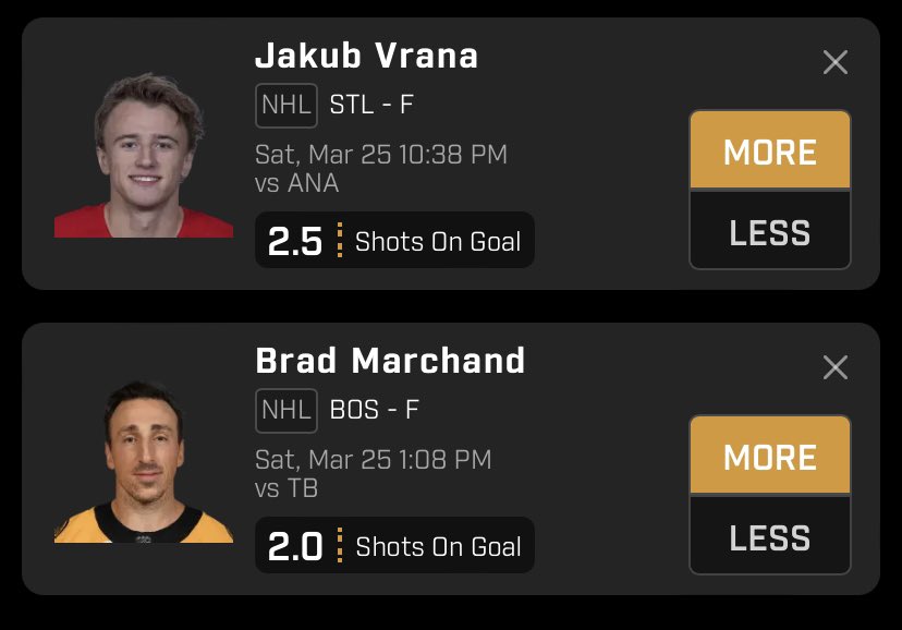 Insane value on hockey
-
☢️NUKING THESE☢️
#prizepicks #PrizePicksNHL #nhl #gamblingtwitter