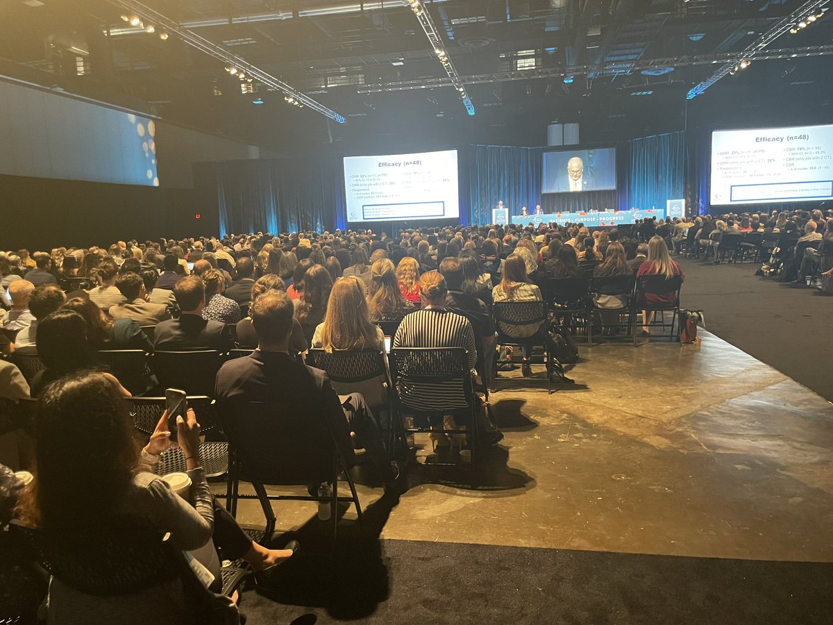 Wow there is standing room only! So amazing to see everyone in person 😍 <a href="/SGO_org/">SGO</a> hearing about amazing therapeutic innovations from <a href="/GynCancerMD/">Brian Slomovitz, MD, MS, FACOG</a> <a href="/ShannonWestin/">Shannon Westin, MD, MPH, FASCO</a> <a href="/myriadgenetics/">Myriad Genetics</a> #myriadgenetics #sgomtg #sgo2023 #patientspurposeprogress