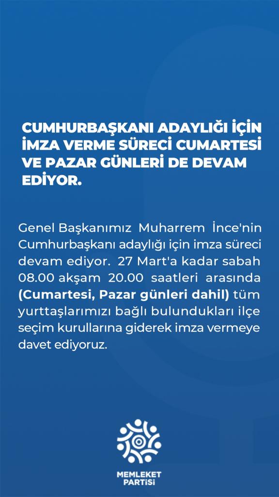 MP_Merkezefendi's tweet photo. Son imza saati Pazartesi 20:00 dır.. https://t.co/HneEtypKIo