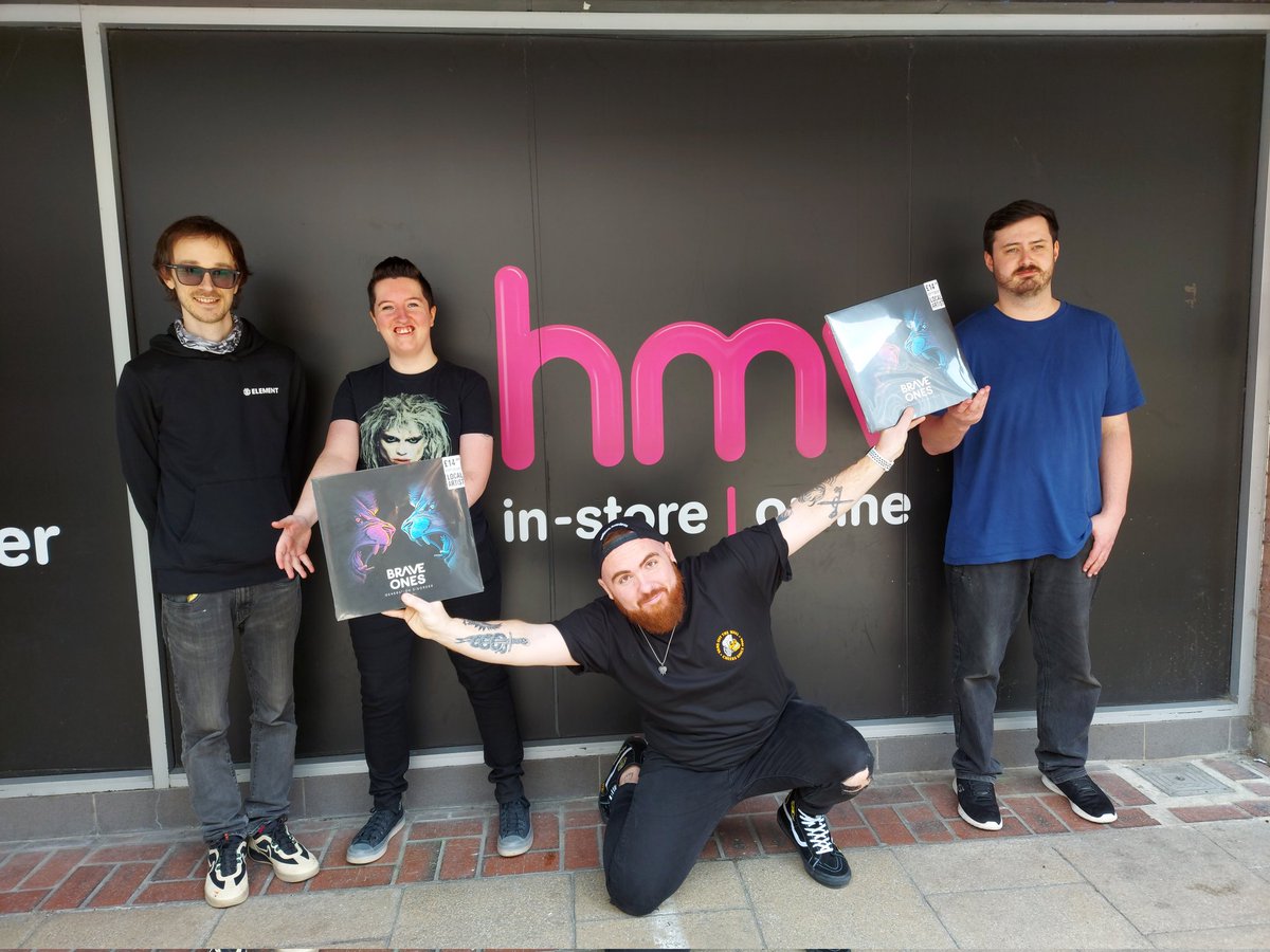 Just about to play live....

Local metal band BRAVE ONES.

#HMVLIVEANDLOCAL