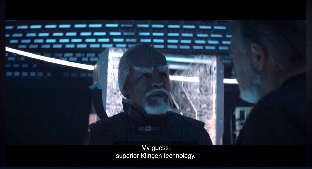 GeordieDan's tweet photo. Favourite line from the last episode of Star Trek: Picard - The Bounty. #Worf #KnowsBest https://t.co/DuwUJQVjxC