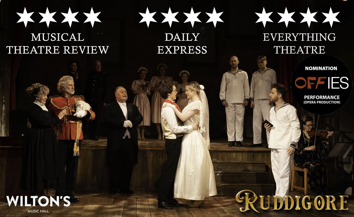 Ruddigore at Wilton's (@ruddigorewilton) on Twitter photo #Ruddigore <a href="/WiltonMusicHall/">Wilton's Music Hall</a> must end today. Last performances at 2:30pm and 7:30pm. Don't miss #PeterBenedict's gorgeous, clever widely acclaimed revival of #GilbertandSullivan's funny, ghostly operetta. Must end tonight. wiltons.org.uk/whatson/774-ru… #londonopera #opera #londontheatre #Ruddigore <a href="/WiltonMusicHall/">Wilton's Music Hall</a> must end today. Last performances at 2:30pm and 7:30pm. Don't miss #PeterBenedict's gorgeous, clever widely acclaimed revival of #GilbertandSullivan's funny, ghostly operetta. Must end tonight. wiltons.org.uk/whatson/774-ru… #londonopera #opera #londontheatre