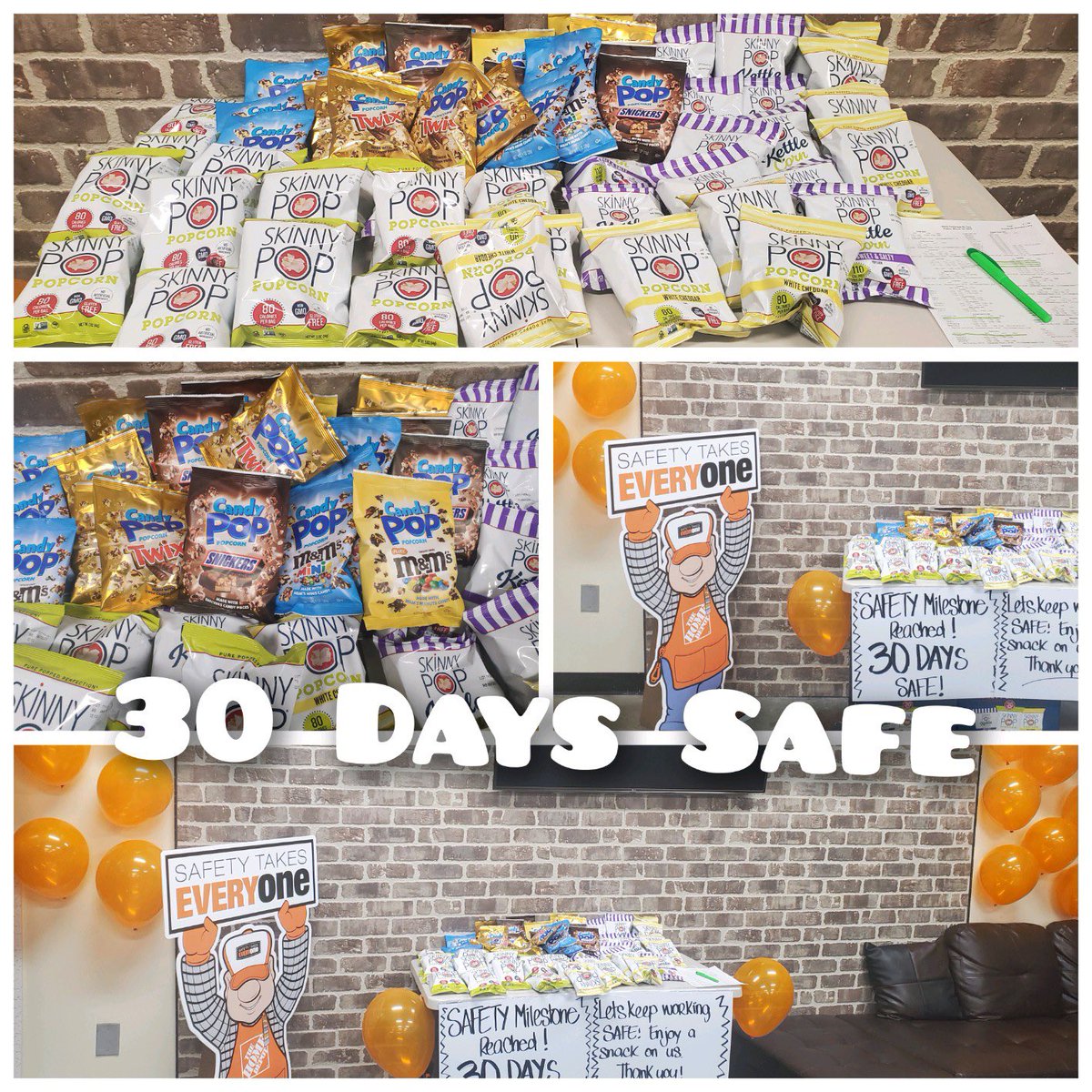 DeangeloBHD6838's tweet photo. Popcorn Anyone…. I little appreciate to our Associates for staying safe in the work environment 30 days down 365 Here we Come https://t.co/v2fXzZj12c