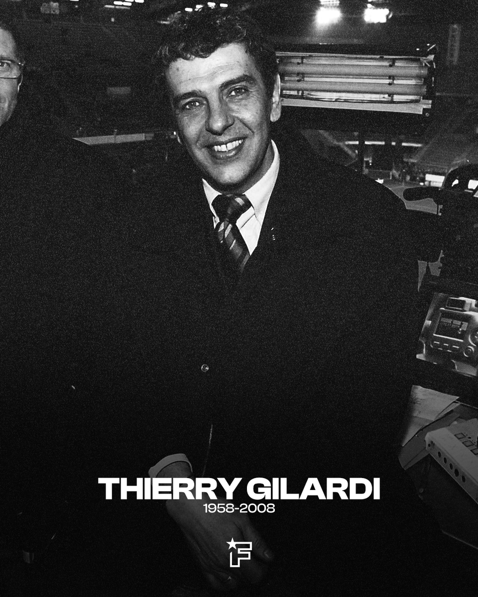 footmercato's tweet photo. Thierry Gilardi est décédé il y a 15 ans jour pour jour  🕊

La voix du sport français 🇫🇷 https://t.co/dcXM8AuroQ