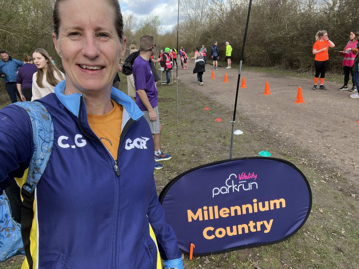 Visited <a href="/MCparkrun/">Millennium Country parkrun</a> today for their 4th birthday, my third run there. Flat out and back and a lovely welcoming cafe for after! One of my favourite parkruns! A little windy but manageable and I was only 3 seconds off my pb for that course 🙂 #parkrun #running