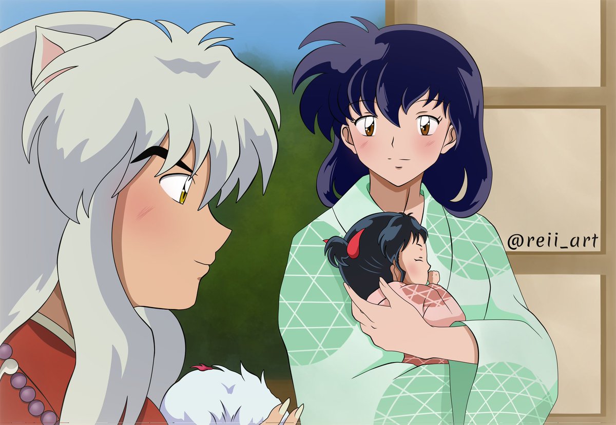 reii_art1's tweet photo. 𝑫𝒖𝒍𝒄𝒆𝒔 𝒎𝒐𝒎𝒆𝒏𝒕𝒐𝒔 👨‍👩‍👧❤️

#犬夜叉 #犬かご #かごめ #もろは #Inuyasha #Kagome #Moroha #inukagmoro https://t.co/sUlU30NuCB