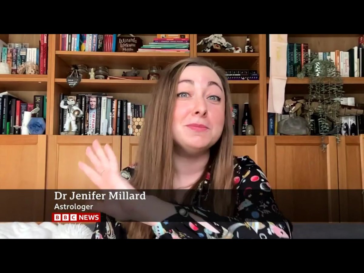 grahammwright's tweet photo. @BBCNews News at One on BBC1 included a report about the asteroid which is passing between the earth and the moon. Two experts gave their input - apparently they are both an ‘Astrologer’ 🤣 #bbcnews #BBCBreakingnews https://t.co/tsMZgnqie3