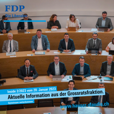 ClaudiaHauser10's tweet photo. Inside 02/2023 vom 20. Januar 2023

Newsletter der FDP Grossratsfraktion, Beiträgen zur GR-Sitzung vom 17. Januar, heute u.a. mit diesen Themen: FDP als Oppositionspartei?, Anpassungen bei der Aargauischen https://t.co/u5SwpQgKi4