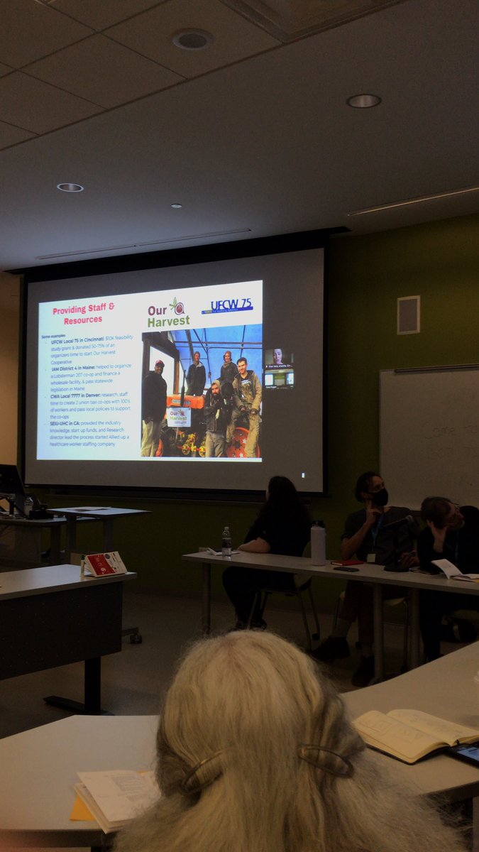 USFWC's tweet photo. We’re getting started this morning in Funding for Unionized Cooperatives with @NewEconomics @CoopCincy @WellspringCoop1 @CoopfundNE @AmalgamatedBank — Ellen Vera sharing history and options for labor unions to resource co-op debelopment
#BuildingWorkerPower https://t.co/cf2DupS7SK