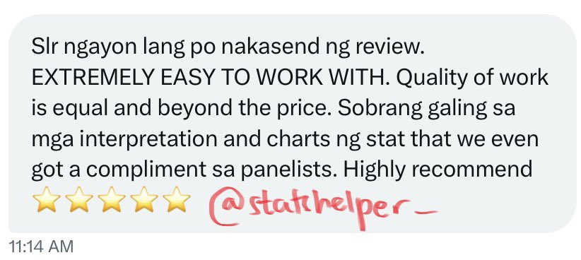 Another satisfied client 🥰