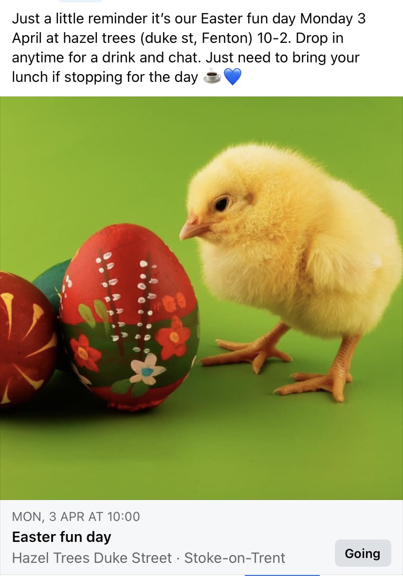 cypdmpft's tweet photo. ๐ฃ๐ฃEggciting news for our diabetes team๐ฃ๐ฃ
Please donโt forget itโs the Easter Fun Day on Monday 3rd April 10am-2pm. ๐ฐ๐ฐ๐ฐ๐ฐ
@mpftnhs @UHNM_NHS @T1DwarriorStoke #t1dwarriors #cypdmpft #cypd #easterfun #eggciting
https://t.co/yQMNVU6xDb https://t.co/nCkjmFUlFe