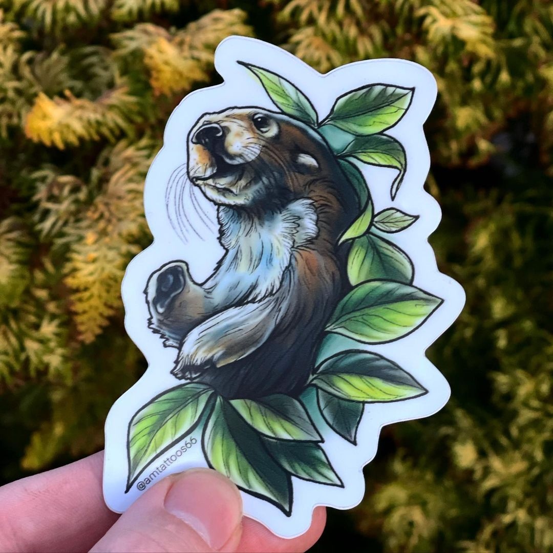 stickerbeatinc's tweet image. Float into cuteness overload with this adorable otter sticker by @amtattoos66 😍

#stickerbeat #stickers #sticker #stickerart #slaps #decals #illustration #stickerbomb #vinyl #digitalart #print #stickerslap #artistsoninstagram #vinylstickers #procreate #illustrator