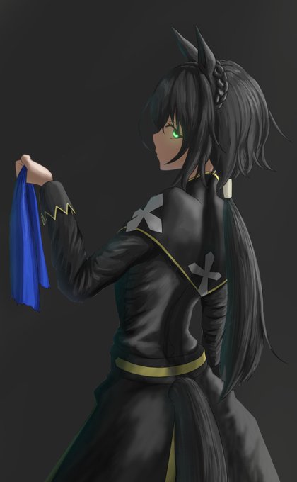 「dark long hair」 illustration images(Latest)