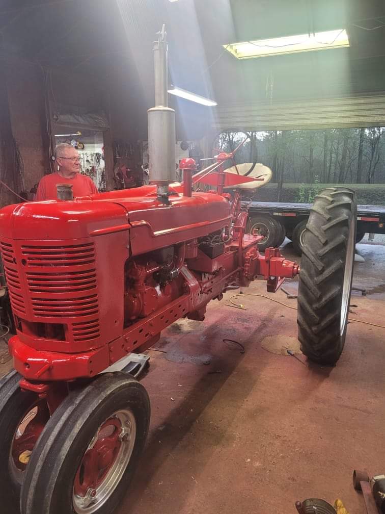 Happy Heavenly Birthday to my wonderful Mother and for a birthday present 🎁 I have restored her father's old tractor on the Juliette Farm. Brett & Glynn McMichael should have their own television show after this restoration job! #Juliette #GoneCountry