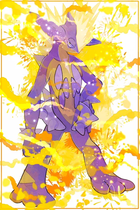 図鑑No.0849 ストリンダー(ハイなすがた) #LKのポケモンずかん 