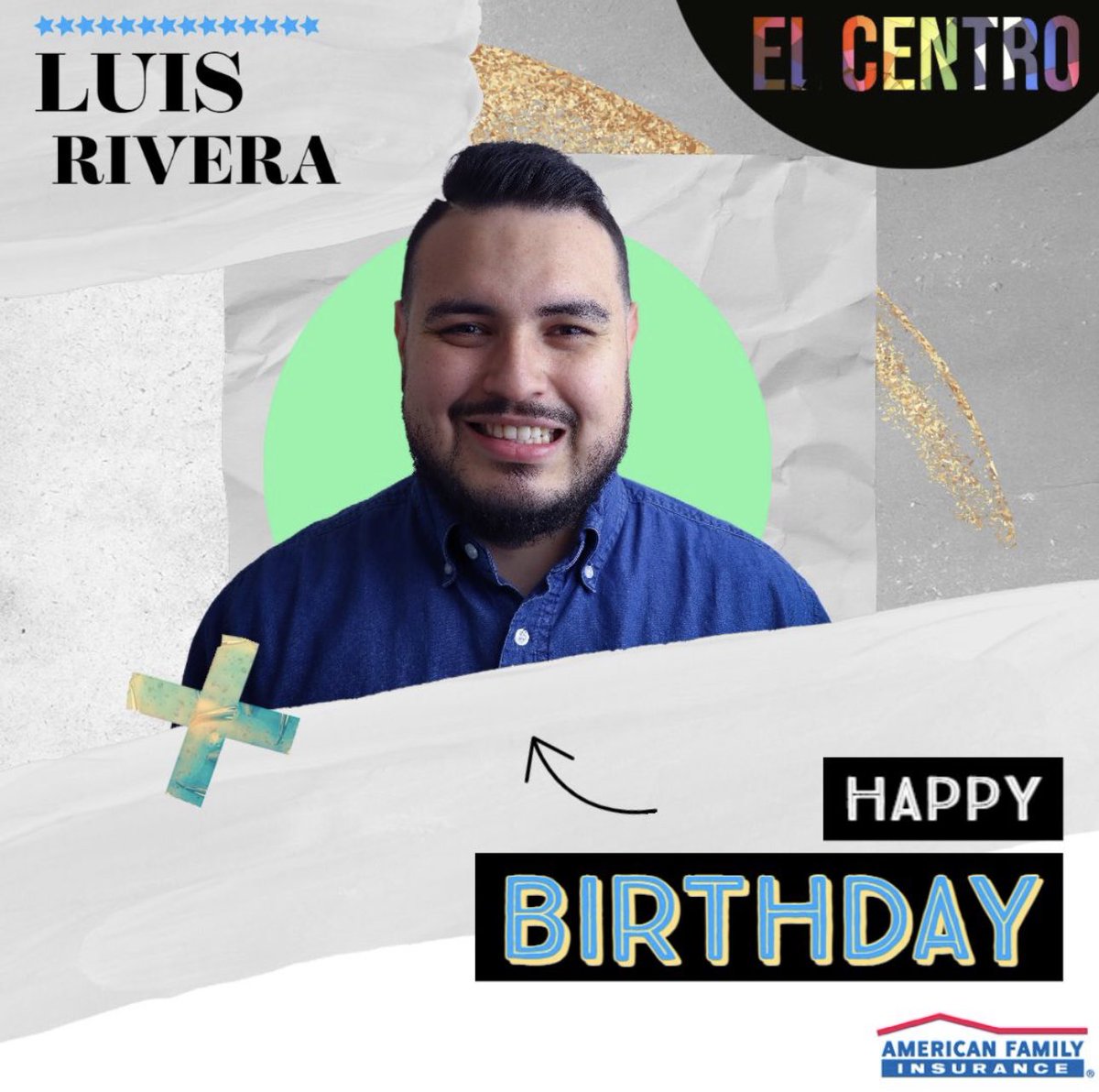 Cesar Morales (@ceezmor) on Twitter photo Happy Birthday to one of the best, selfless leaders here <a href="/amfam/">American Family Insurance</a> #ElCentro.
We hope all of your birthday wishes come true <a href="/AMFAMLuis/">web3-0.eth</a>! 🥳🎂🎈 Happy Birthday to one of the best, selfless leaders here <a href="/amfam/">American Family Insurance</a> #ElCentro.
We hope all of your birthday wishes come true <a href="/AMFAMLuis/">web3-0.eth</a>! 🥳🎂🎈