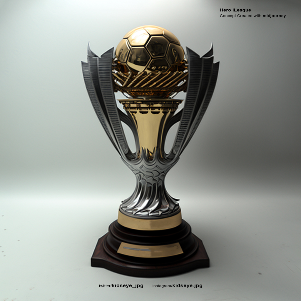 I reimagined some of the @IndianFootball trophies with AI and here are the results! 
.
#HeroISL #IndianFootball #ISLArt #HeroSuperCup #ISLShield #HeroiLeague #ISL #iLeague #indiansuperleague #midjourney