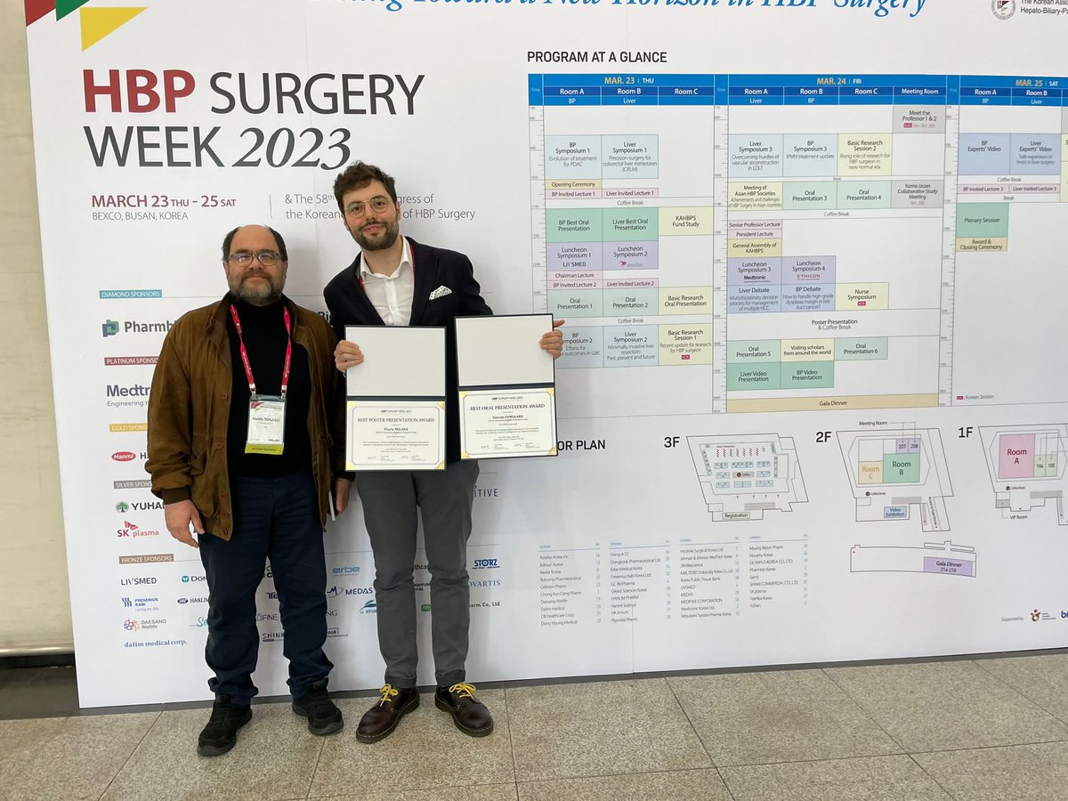 GUIDO TORZILLI (@torzilliguido) on Twitter photo Proud of my team awarded of the best oral and best poster presentations at KHBPA surgical week 2023 in Busan. Congrats to Dr Flavio Milana <a href="/simonefamularo/">Simone Famularo</a> & others for the great job. <a href="/IHPBA/">IHPBA</a> <a href="/EAHPBA/">E-AHPBA</a> <a href="/APHPBA2023/">APHPBA2023</a> <a href="/AHPBA/">AHPBA</a> <a href="/SSATNews/">SSAT</a> <a href="/IASGO_1988/">IASGO_1988</a> Proud of my team awarded of the best oral and best poster presentations at KHBPA surgical week 2023 in Busan. Congrats to Dr Flavio Milana <a href="/simonefamularo/">Simone Famularo</a> & others for the great job. <a href="/IHPBA/">IHPBA</a> <a href="/EAHPBA/">E-AHPBA</a> <a href="/APHPBA2023/">APHPBA2023</a> <a href="/AHPBA/">AHPBA</a> <a href="/SSATNews/">SSAT</a> <a href="/IASGO_1988/">IASGO_1988</a>