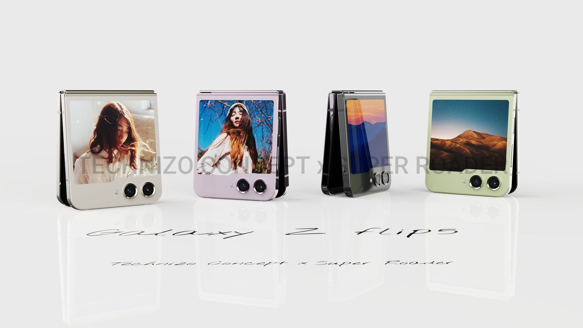 Technizo Concept on Twitter: "Samsung Galaxy Z Flip 5 First look