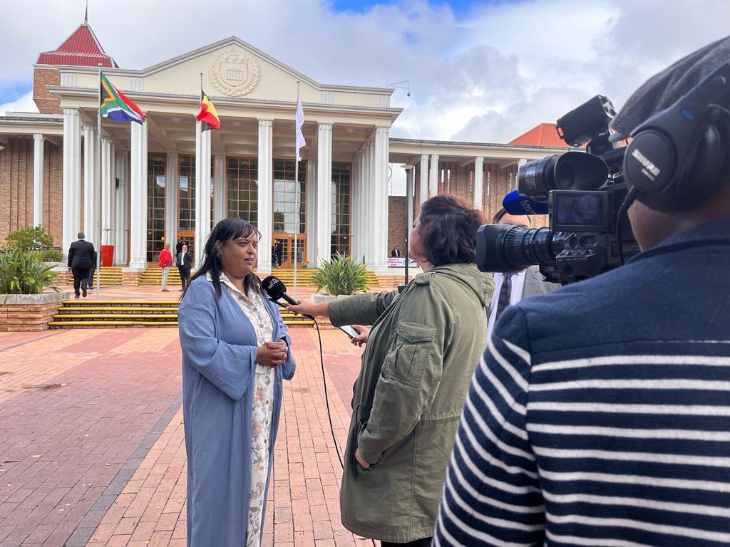 [EVENT] The <a href="/SABCNews/">SABC News</a> interviewing our DVC: Research and Innovation <a href="/Jose2020dvc/">Jose Frantz</a> about the Their Majesties visit. #IAmUWC 
 #BELZAF2023