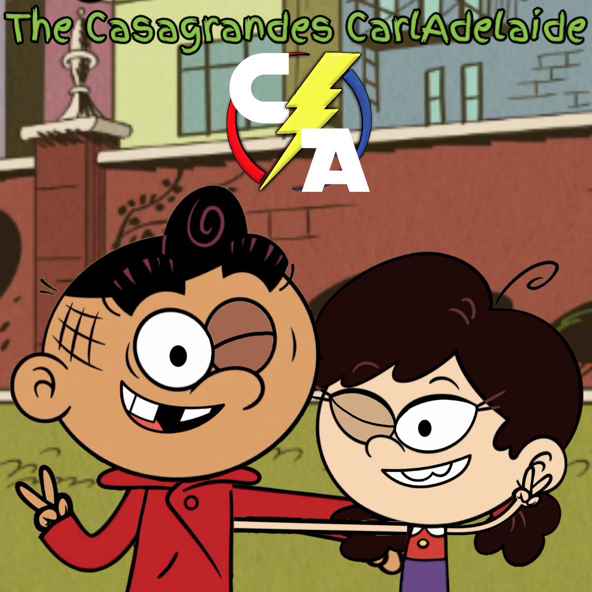 The Loud House and The Casagrandes Present: Carl and Adelaide posing for a Selfie. 😛🤳📱 #CarlCasagrande #AdelaideChang #Carladelaide #Carlaide #TheCasagrandes #Nickelodeon #2023NewYear