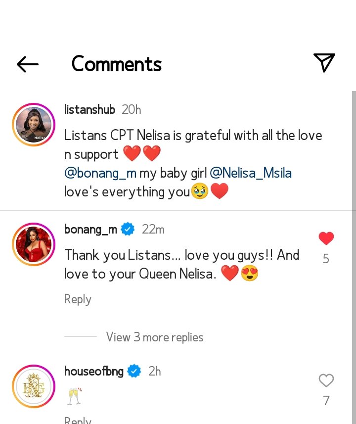 Hanny_lovee's tweet image. OMG😳😱 I'm screaming 🥳🥳🥳🥳 my love @Nelisa_Msila will sleep very well today or better still she will sleep by this comment 😂😂. Her fav Bonang_m says she loves her and oh Listans🌻🌻🌻 she loves us too💪🕺🕺❤️❤️
NELISA THE TOPIC
NELISA MSILA
#Project26
#NelisaMsila
#Listans