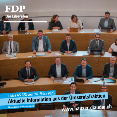 ClaudiaHauser10's tweet photo. Inside 04/2023 vom 24. März 2023

Newsletter der FDP Grossratsfraktion, Beiträgen zur GR-Sitzung vom 14. März, heute u.a. mit diesen Themen: Auf Kurs in Sachen Steuern; Besuch von Bundesrätin Karin Keller-Su https://t.co/RSHk4HxjrG