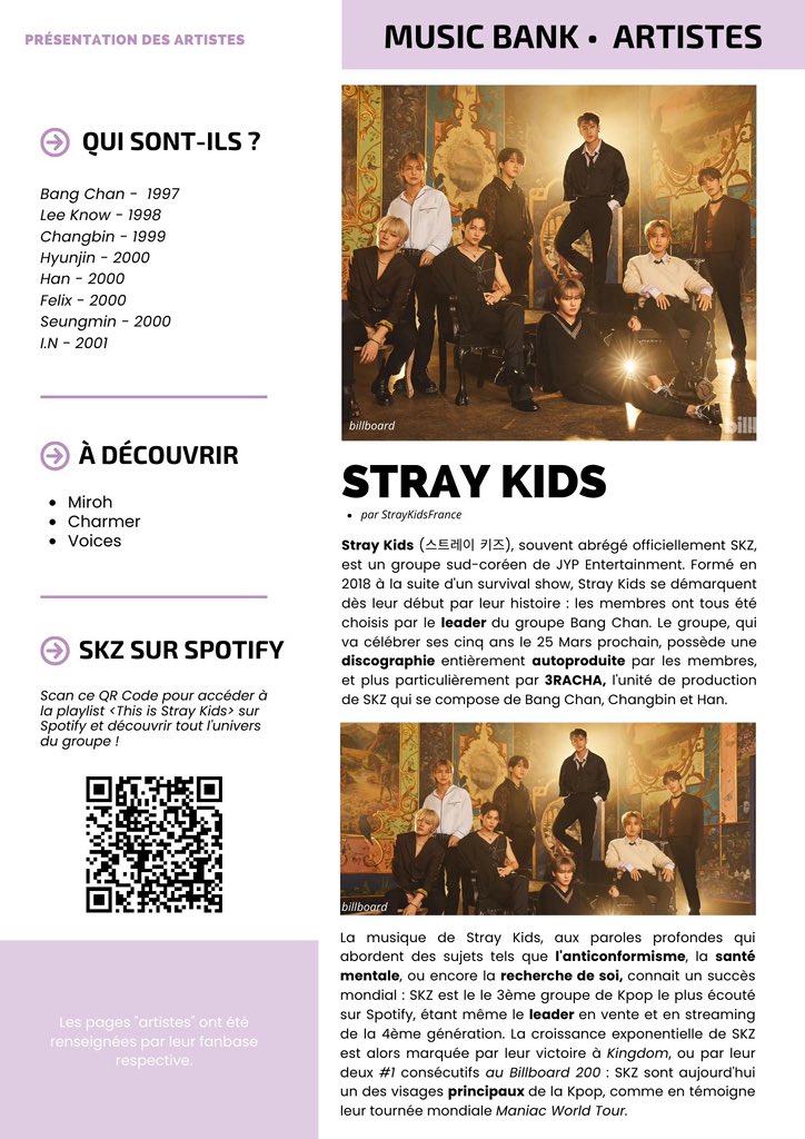 StrayKidsFrance's tweet photo. 📌 GUIDE - MUSIC BANK PARIS 2023

❣️ STRAY KIDS 
👉 https://t.co/cl4wU6j4Ym

#StrayKids #스트레이키즈 @Stray_Kids 
@KPopPlanetEU @ParisLaDefArena https://t.co/qdIwsySoMI