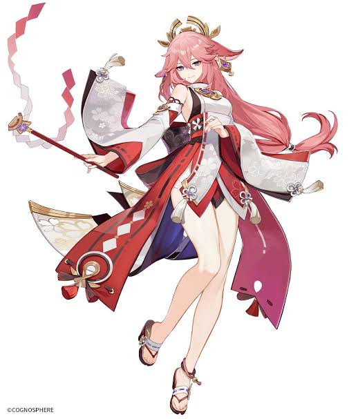 原神より八重神子の重ね着です！！ ストーリーの八重神子の「あ～ん