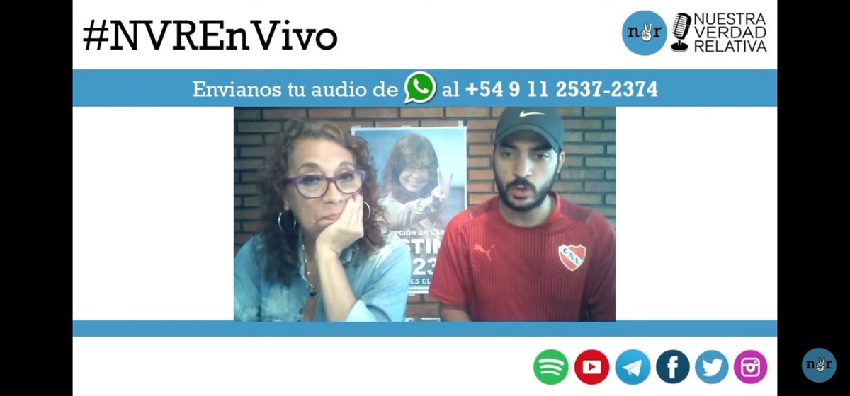 quintana_javi's tweet photo. Viendo @NVRweb x Youtube.. con @RGaleani y @elecalvin , después viene @CarentesTalento con @hugohlamadrid .. #NVRenvivo #CarentesDeTalento https://t.co/j5PDpHv6Sp