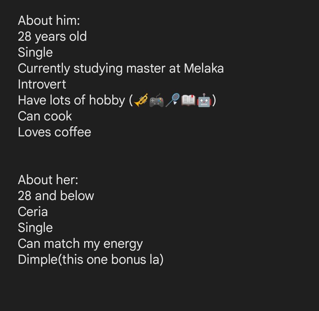 Nadzirul_Izzat's tweet photo. Assalamualaikum. Im a more traditional kind of guy that does not believe in online dating. But I'm trying to get out of my comfort zone and try here sooo Bismillah. Can dm here or at my ig: @orang_kaya_kui_kui
@TwtJodohMY https://t.co/iMuWDRd9TD