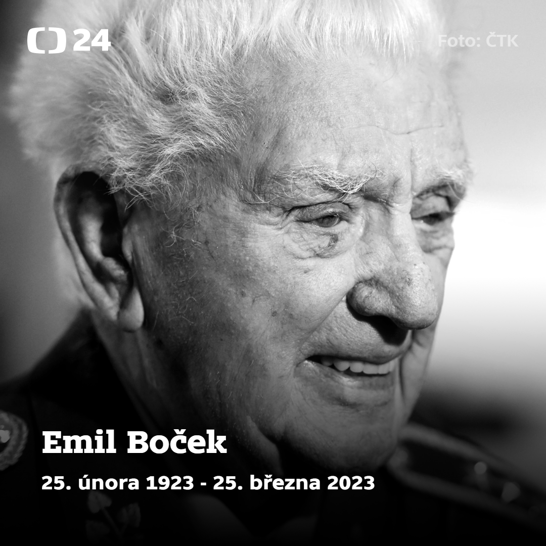 CT24zive's tweet photo. Ve svých 100 letech zemřel generál Emil Boček, válečný hrdina a příslušník československého letectva ve Velké Británii. Oznámilo to brněnské Komunitní centrum pro válečné veterány.

https://t.co/JmfZNU2XGj https://t.co/69r0oPxX77