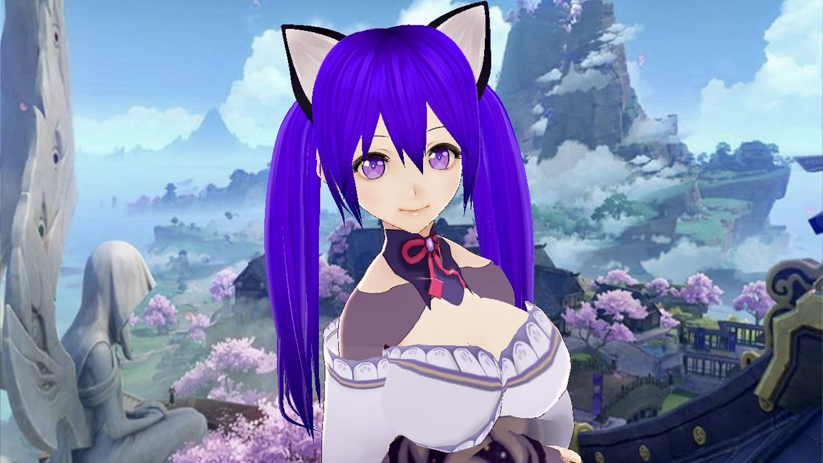 shttysuperhero's tweet photo. Raidon Shogun Cosplay 🥰 #Vtuber #GenshinImapact https://t.co/Vf17tQvTSA