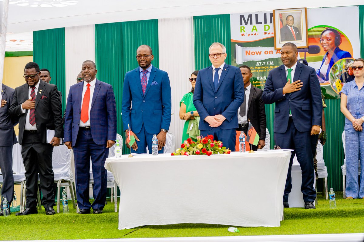 Mlimi Radio Station has finally been officially launched today by the President of the Government of Flanders #Radio #agriculture