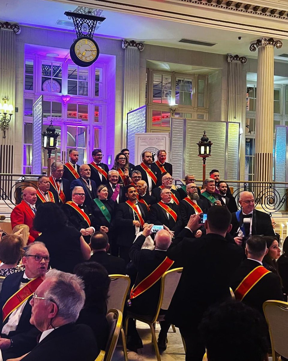 <a href="/DispEscoffierUK/">Disciples Escoffier</a> <a href="/AcadCulArts/">Royal Academy of Culinary Arts</a> so On Monday I was Honoured to become a Disciple of Escoffier 41 years in this amazing business <a href="/ArtSchoolLpool/">The Art School</a> <a href="/ArtSchoolCellar/">The Art School Cellars</a> <a href="/Barnaclelpool/">Barnacle</a> <a href="/Craft_Guild/">Craft Guild of Chefs</a> ❤️🍷🙏The fight for the future of Hospitality is rooted in its foundations we will overcome .