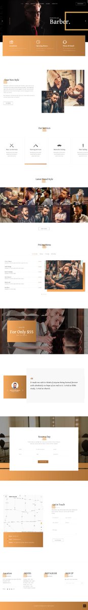 mrabiulhabib's tweet photo. Barber Website Design
—-------------------------------
Platform: Wordpress
Theme/Builder: Elementor pro
Pages: 5
Hire me:
https://t.co/hDl5ea7Gdk
About me:
https://t.co/yjihvDCNdQ
More Portfolio Project: https://t.co/Zo7GZ8BbrS
#MigrateWebsite #WebsiteDesign #WordPressWebsite https://t.co/9qHYQt8IuF