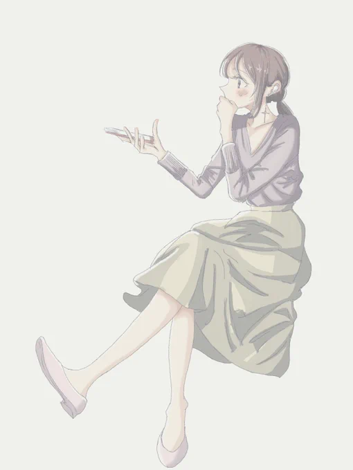 『模写&amp;色塗り練習』色は適当に自分で決めました〜 