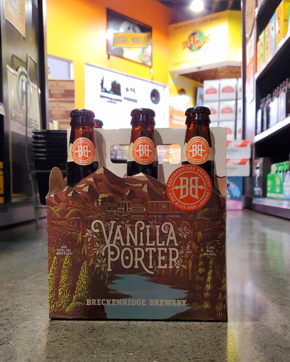 BeerWorldStore's tweet photo. Vanilla Porter - Aromas of vanilla and toasted grain set the stage for mellow flavors of vanilla and dark roasted malts in this popular porter. @breckbrew
#beerworld #beer #beernerd #beergeek #beerlover #weekendbeer #weekendvibes #vanilla #porter #breckenridge #shoplocal https://t.co/JDBXhBgYXl