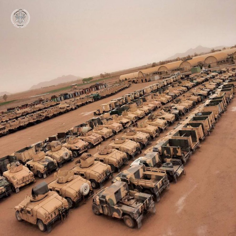 BREAKING: The Taliban has released pictures of US equipment &amp; parts left behind after the August 2021 US withdrawal. 
Thoughts?