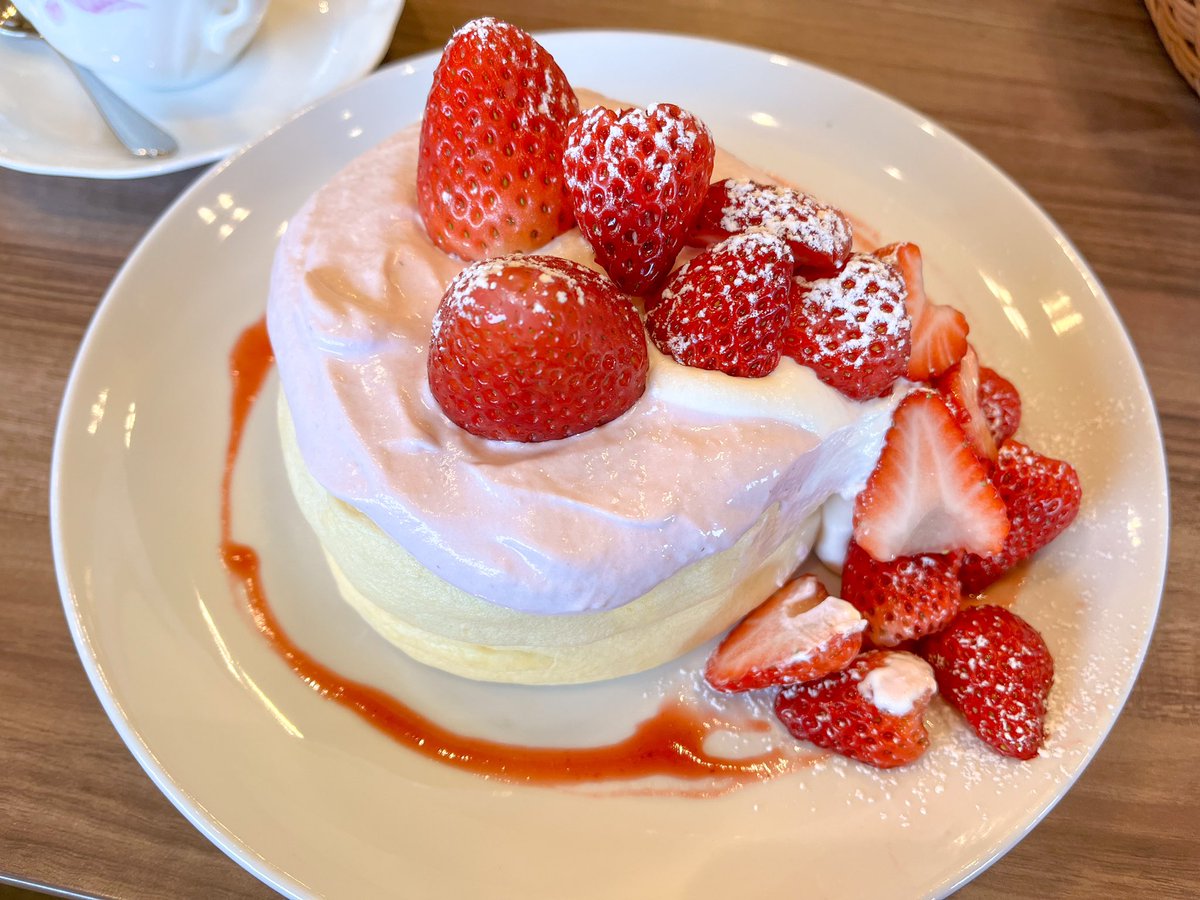 おいしかった🍓🥞 