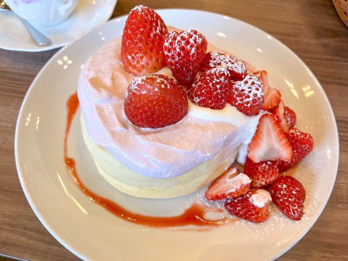 おいしかった🍓🥞 