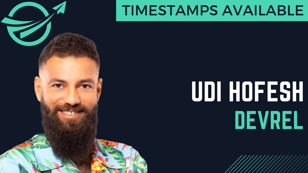Our podcast with <a href="/UHofesh/">Udi Hofesh 🧙🏽‍♂️</a>, where we talked about DevRel, getting started with it, communities, events and so much more is now live on YouTube!

Check it out now - youtu.be/s3qPc8RQdXM