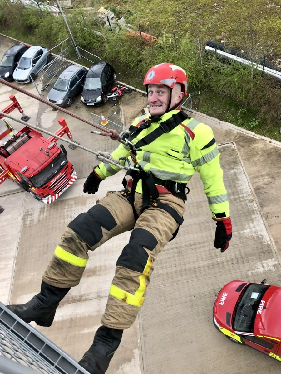 LymmFS's tweet image. This morning, White Watch conducted a height aptitude test for potential new watch member, FF Jones

#techrescue #roperescue #notjustfires